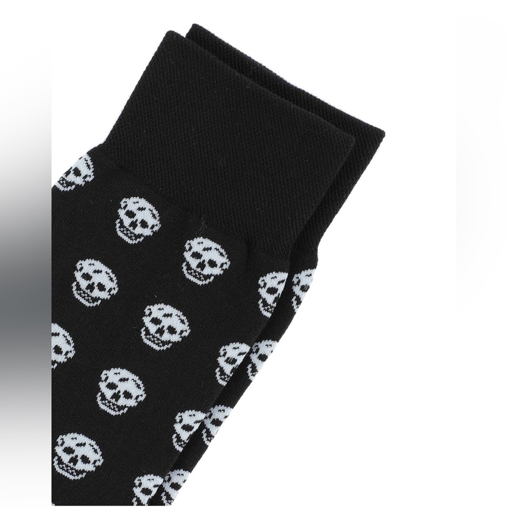 Alexander McQueen Black Skull Socks - Picture 2 of 2